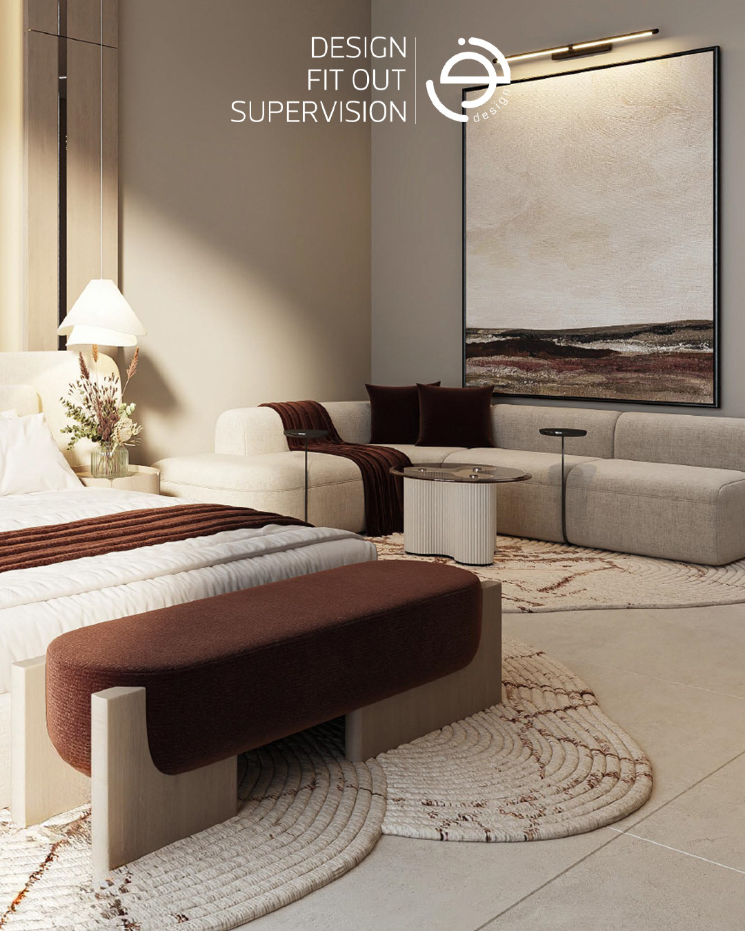 تصميم وتنفيذ غرفة نوم ماستر ✨⁠
DESIGN | FIT OUT | SUPERVISION - Master Bedroom⁠
اعتمدنا في هذا المشروع على البساطة والتركيز على الخطوط الناعمة والراحة البصرية بلمسة دافئة.⁠
لوحة من الألوان الهادئة والخامات الطبيعية والإضاءة المخفية غير المباشرة لإبراز أجواء الهدوء والاسترخاء.⁠
صمم ونفذ مساحتك معنا⁠
📞💬 للتواصل واتساب أو اتصال: ⁠
00971502947319⁠
.⁠
تصميم | تنفيذ | إشراف⁠
#noordesign_int⁠
#نور_للتصميم⁠
⁠
#interiordesign_dubai #masterbedroom #modernbedroom